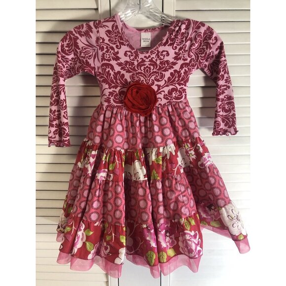 Giggle moon Size 6 Floral Dress - Picture 1 of 6